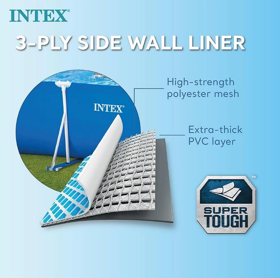 สระน้ำเป่าลม INTEX รุ่น METAL FRAME 4.5 เมตร